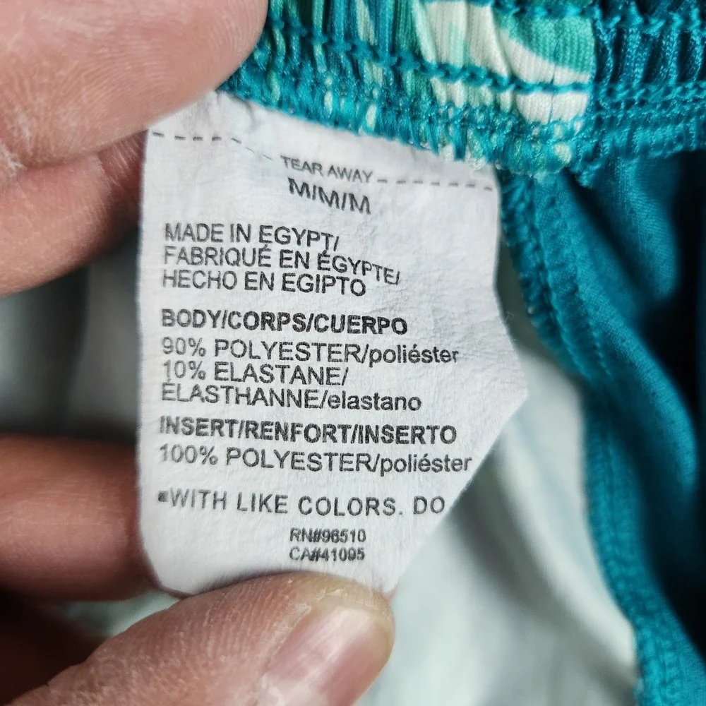Under Armour Athletic Shorts‎ Mens M Teal Marble Swirl Performance Mesh Panels